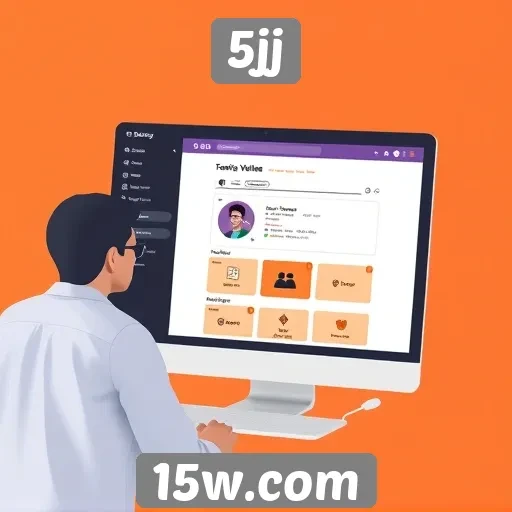 Análise da interface do usuário do site 5jj